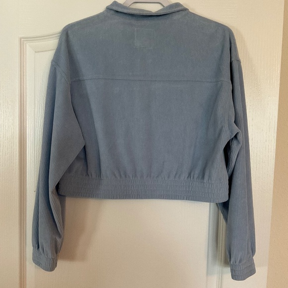 NWT Aerie Groove-on Rib Velour Full Zip Jacket Size M. - Picture 7 of 8